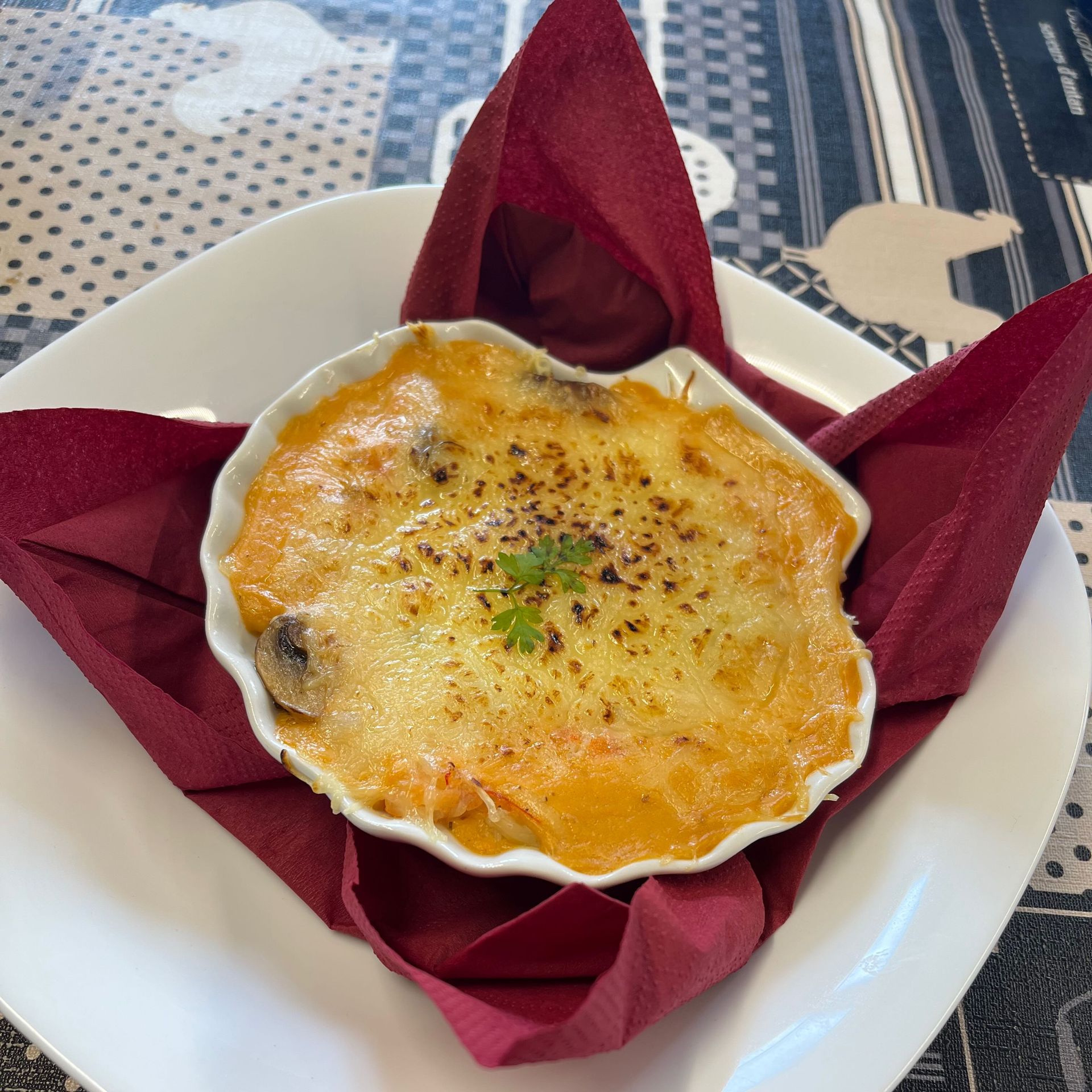 Gratinée de St Jacques