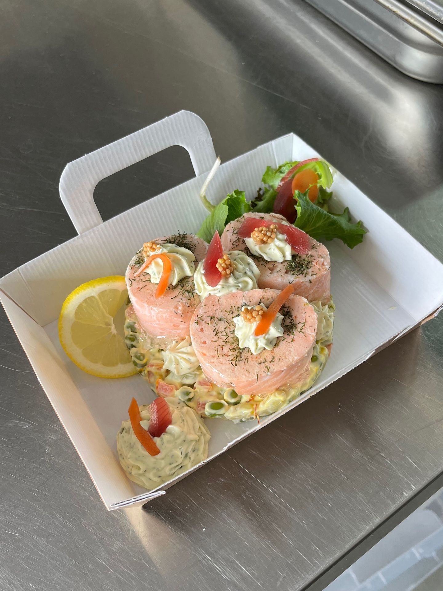Entrée au saumon