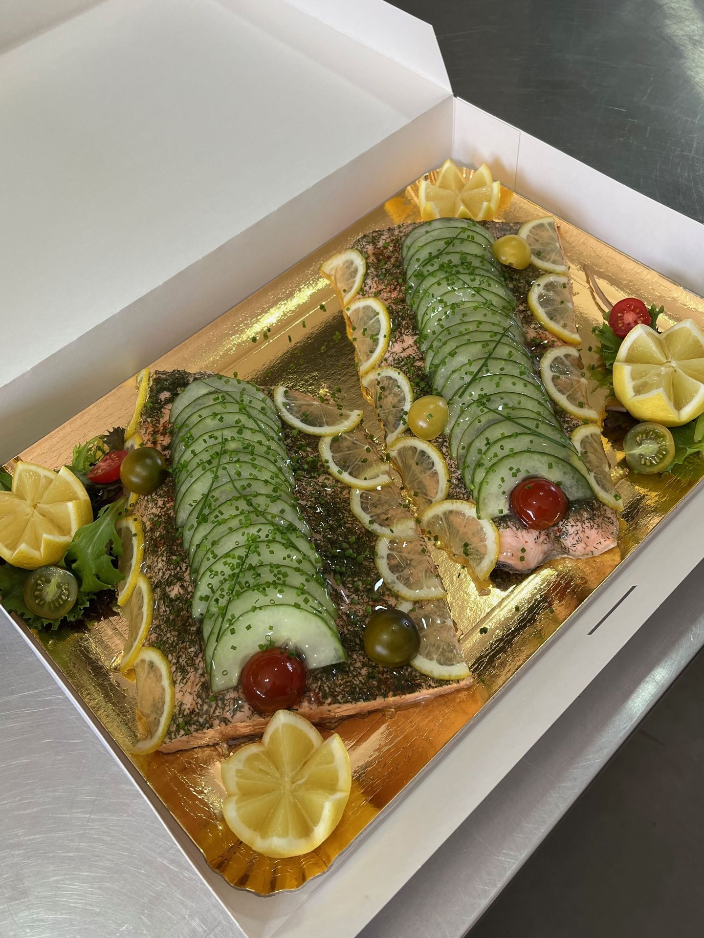 Saumon Bellevue buffet